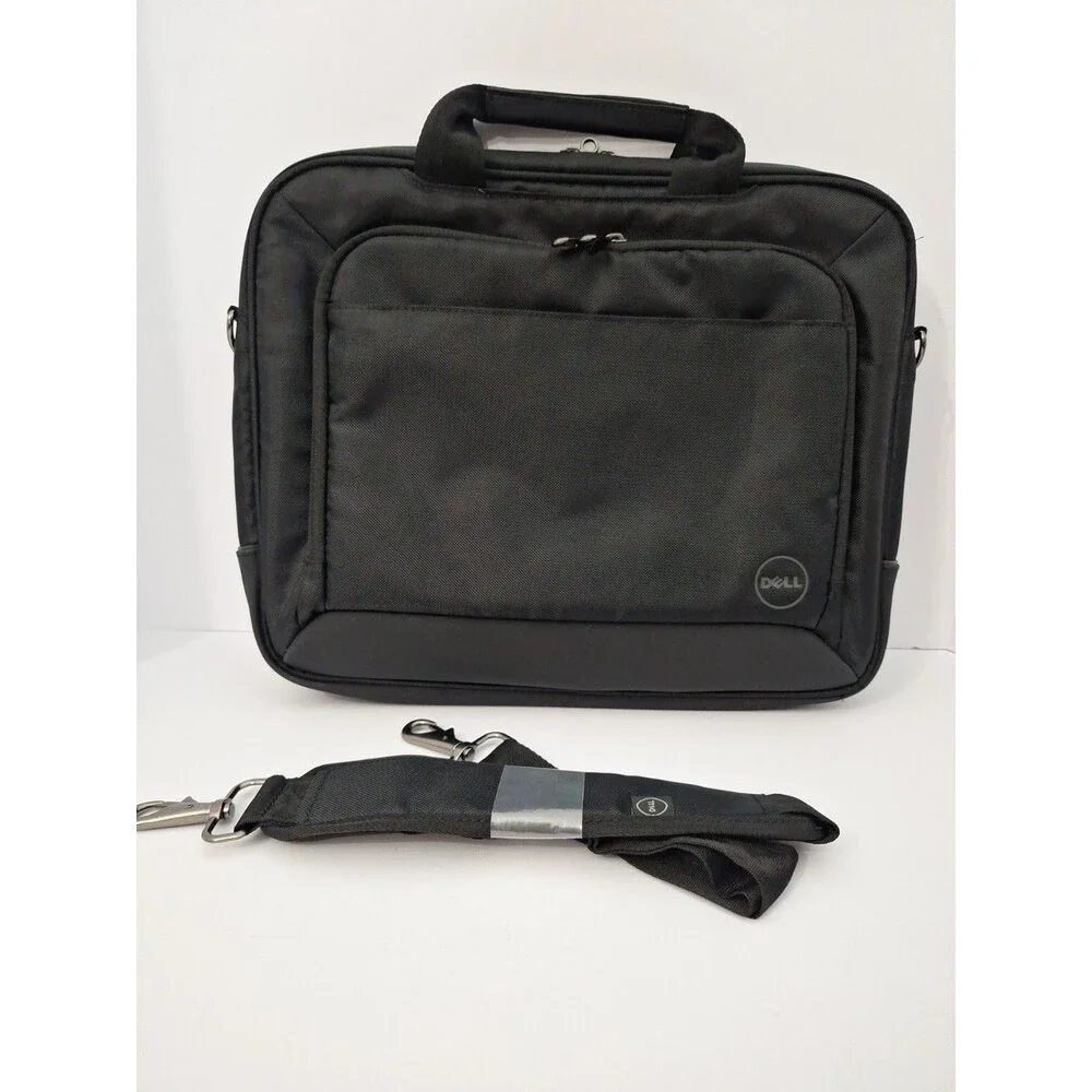 Dell Black Nylon Topload Notebook/Laptop Bag with Shoulder Strap - Fits up 15.6